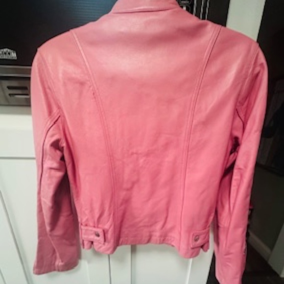 Vintage Wilsons Leather Pink Jacket (S) - Picture 2 of 16